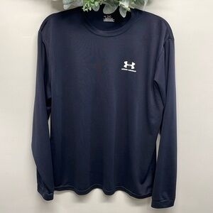 Under Armour HeatGear Long Sleeve Crew Neck Shirt Black M
